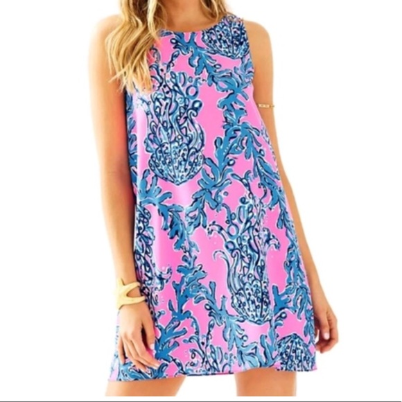 Lilly Pulitzer Dresses & Skirts - *LIKE NEW* LILLY PULITZER JACKIE SILK SHIFT DRESS